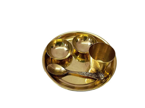 Brass Laddu Gopal Thali Set 0.06Kg